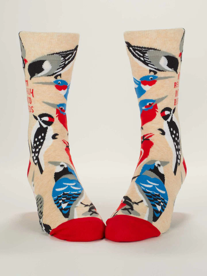 "I'm Really Into Birds" Men's Crew Sock