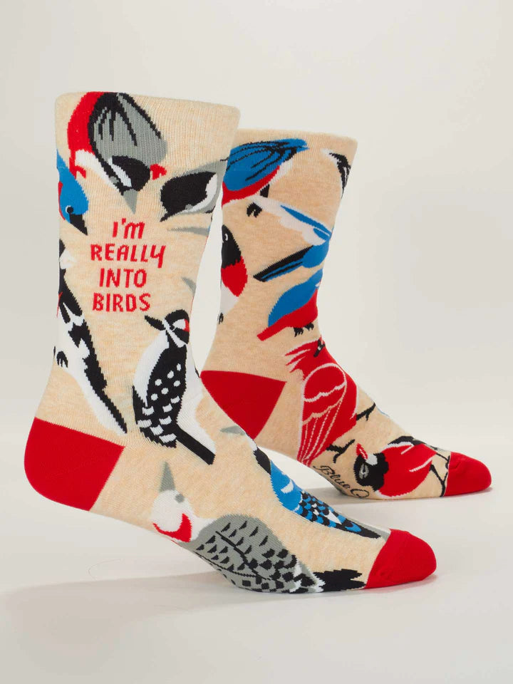 "I'm Really Into Birds" Men's Crew Sock