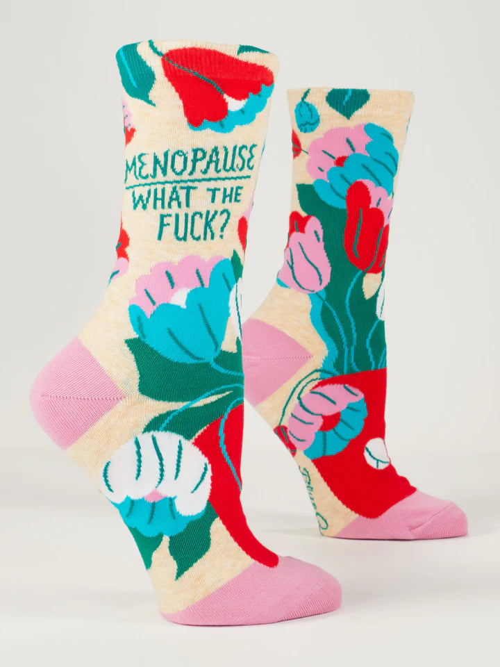Women's MENOPAUSE. WHAT THE FUCK? Crew Socks