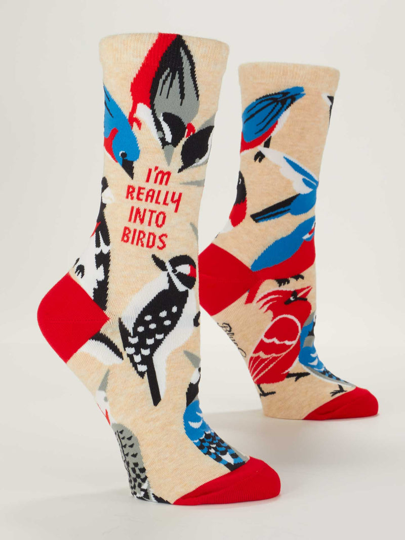 Women's "I'm Really Into Birds"  Crew Sock
