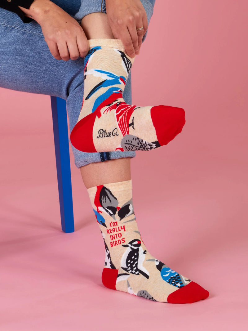Women's "I'm Really Into Birds"  Crew Sock