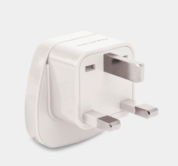 UK Grounded Adapter Plug
