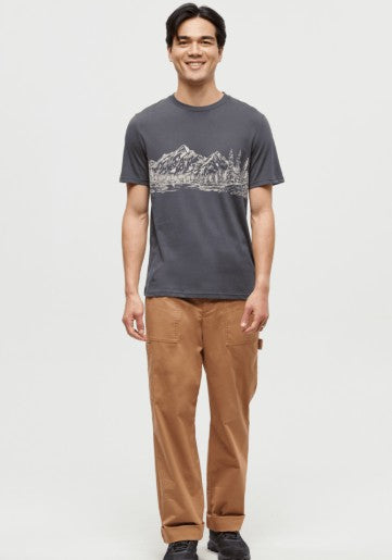 Men's Mountain Scenic  Short Sleeve T-Shirt