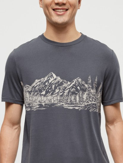 Men's Mountain Scenic  Short Sleeve T-Shirt