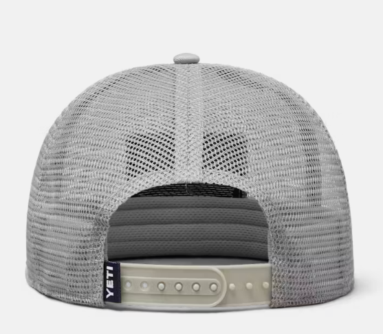Velcro Badge Mesh Flat Brim Hat