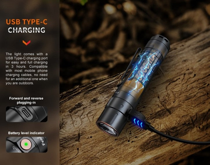 Flashlight E35R Rechargeable High-Performance EDC