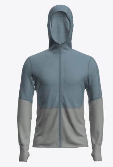 Men's Merino Descender Long Sleeve Zip Hoodie