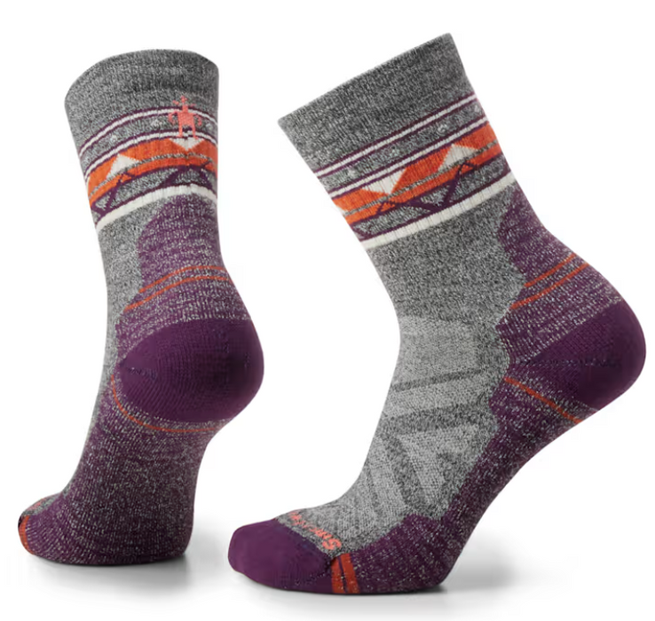 Women's Hike Zig-Zag Valley Mid Crew Socks