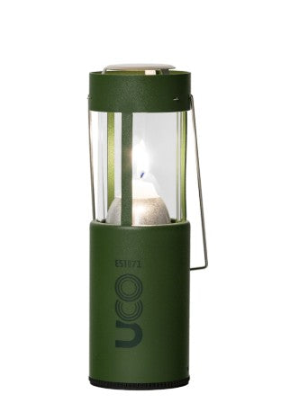 Original Candle Lantern Painted Aluminum
