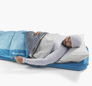 Silk Blend Sleeping Bag Liner - Standard Mummy