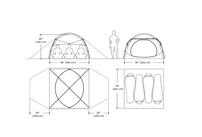 Halo 4-Person Tent — Sojourn Outdoors