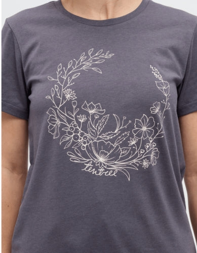 Women's  Evergreen Floral T-Shirt