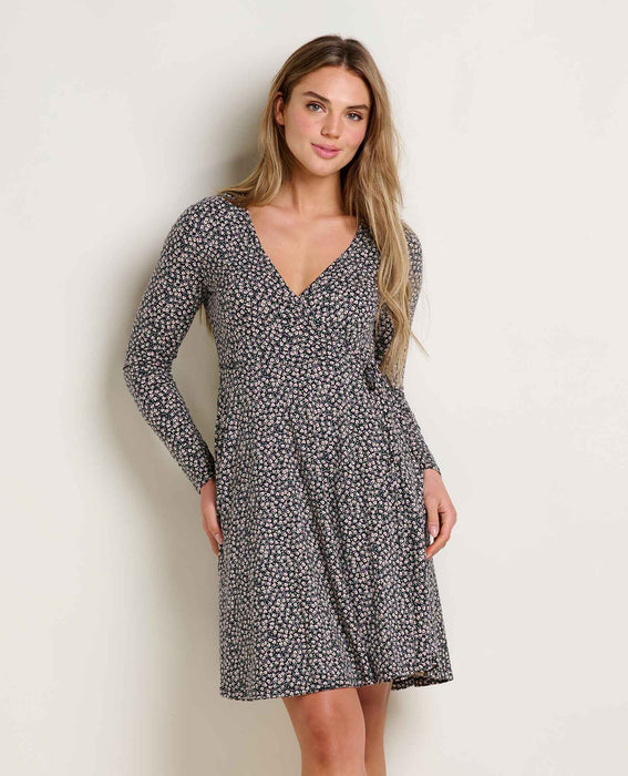 Women's Freesia Long Sleeve Wrap Dress