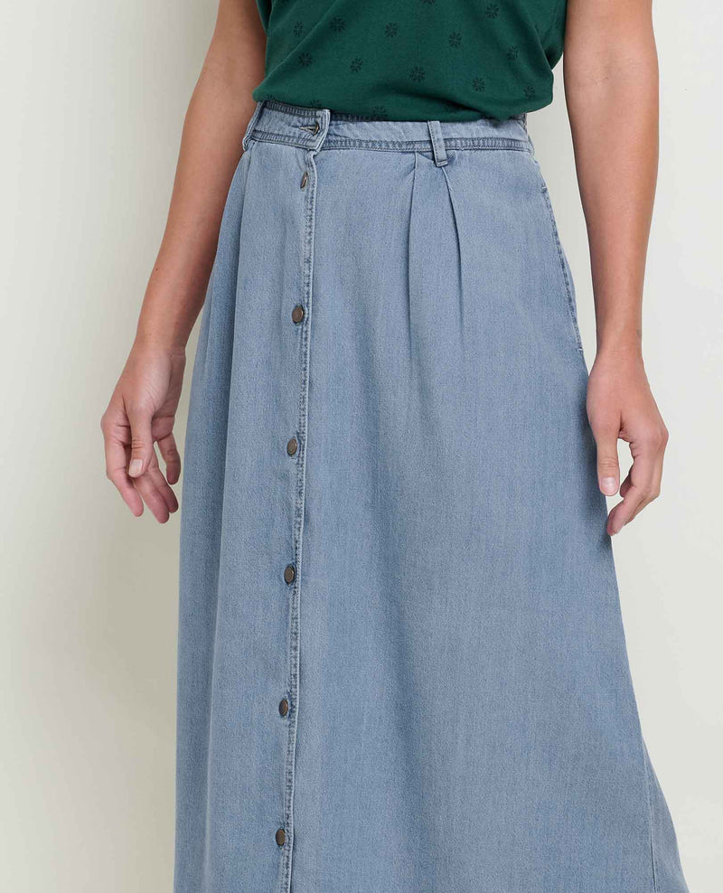 Women's Piñon Soft Denim Midi Skirt