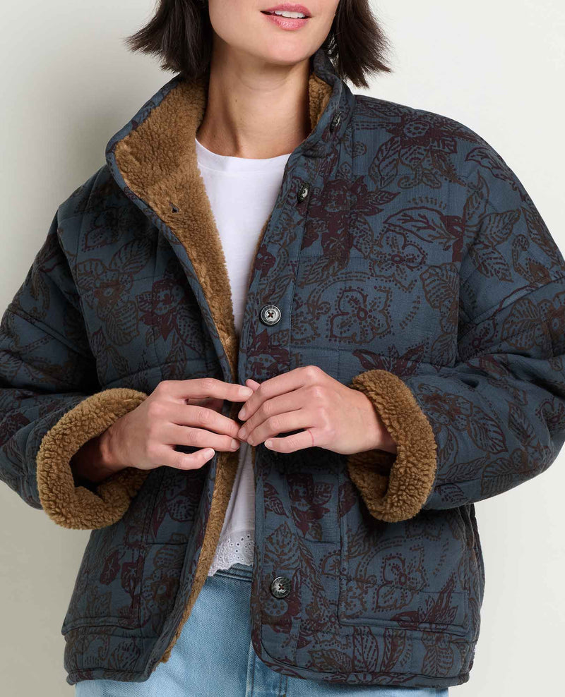Women's Manzana Sherpa-Lined Quilted Jacket