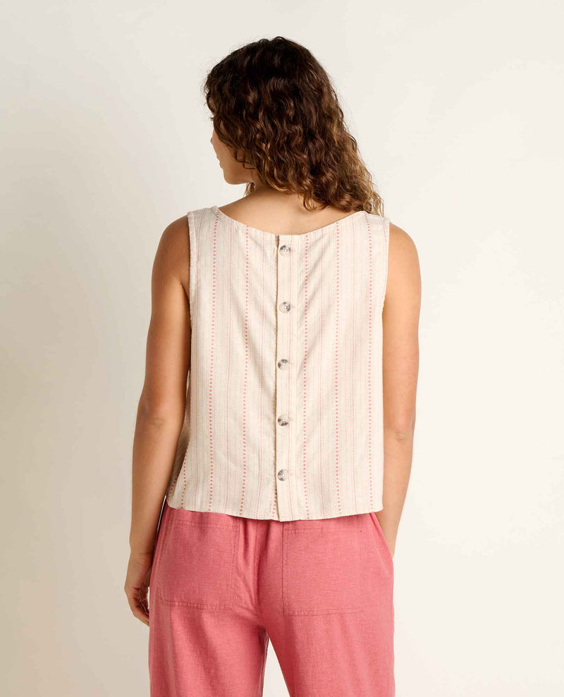 Women's Taj Hemp Button Back Tank