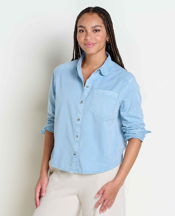 Women's Arroyo Twill Boxy Long Sleeve Shirt