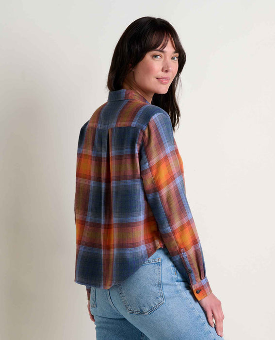 Women's Re-Form Flannel Boxy Long Sleeve Shirt