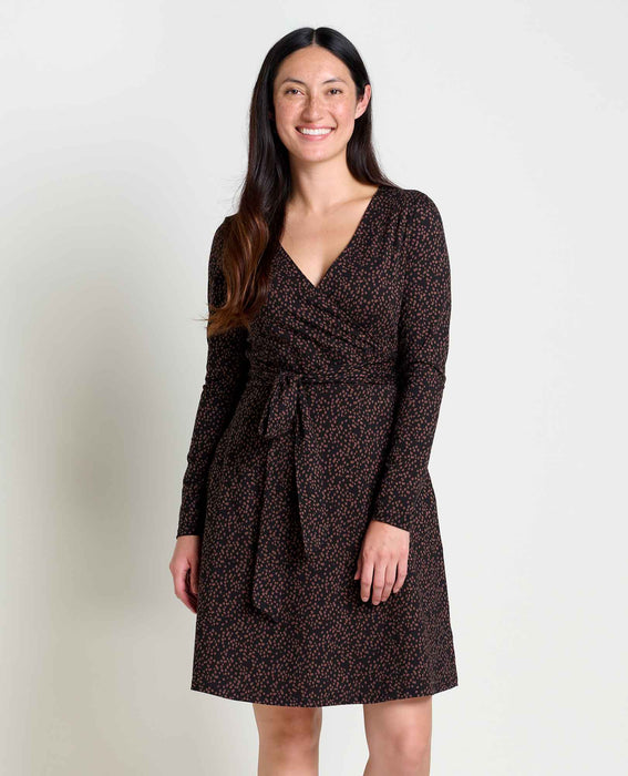 Women's Cue Wrap Long Sleeve Dress