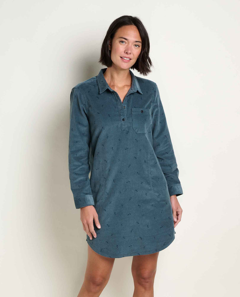 Women's Scouter Corduroy Shirt Dress
