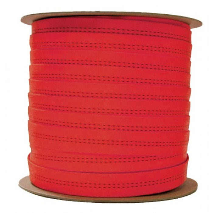 1" Tubular Tech Tape Webbing RED- SOLD BY THE METRE