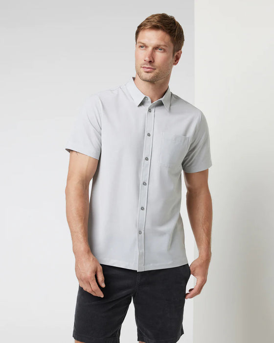 Men's Short Sleeve Bridge Button Down Shirt