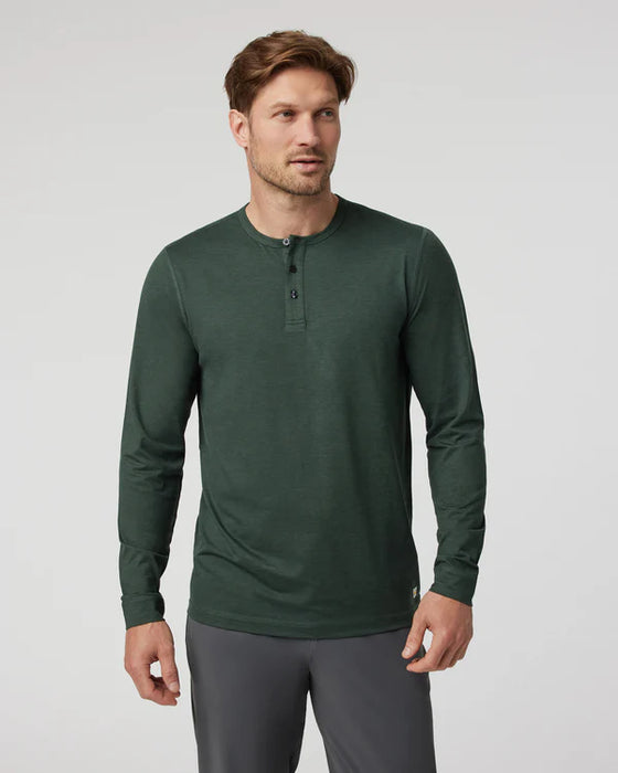 Men's Long-Sleeve Ease Performance Henley