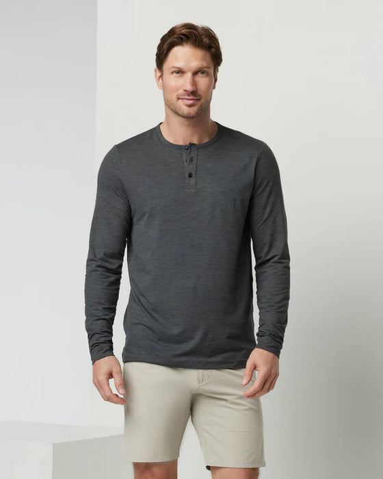 Men's Long-Sleeve Ease Performance Henley