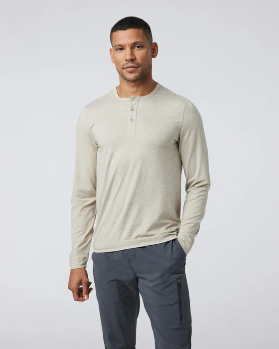 Men's Long-Sleeve Ease Performance Henley