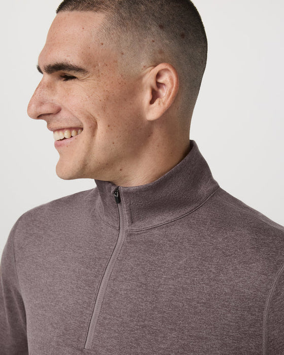 Men's Ponto Half Zip Mock Neck Sweater