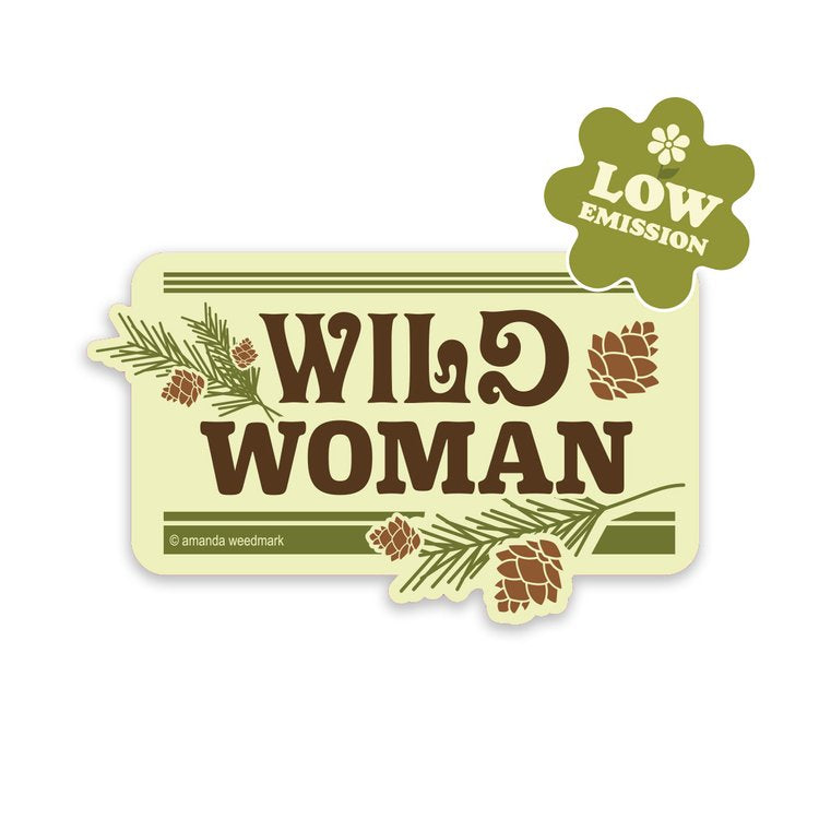 Wild Woman Nature Sticker