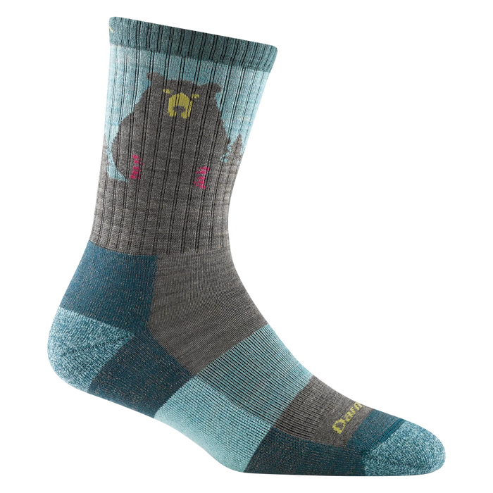 Women's Bear Town Micro Crew Lightweight Hiking Socks