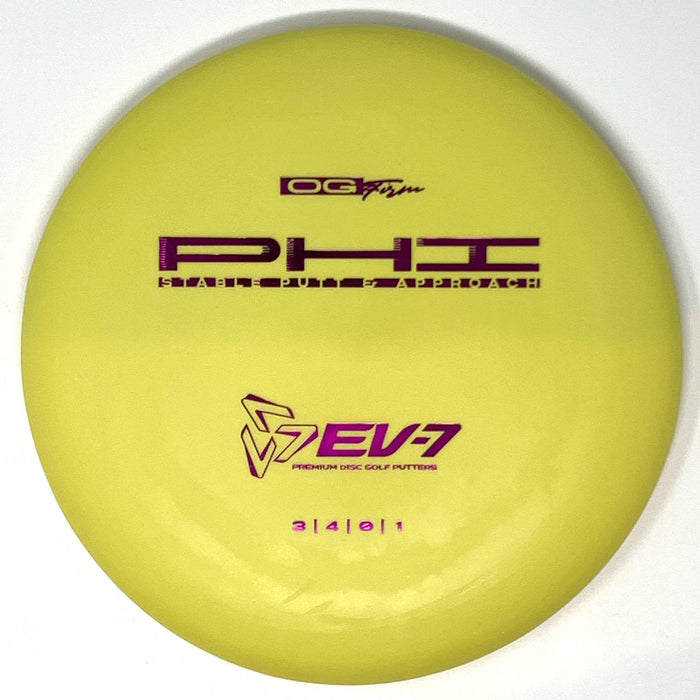 EV-7 OG Firm Phi Putt & Approach Disc 3 4 0 1
