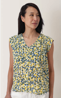 Women's Francesca Floral Crepe Top