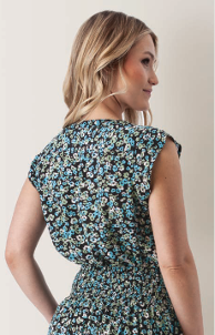 Women's Francesca Floral Crepe Top