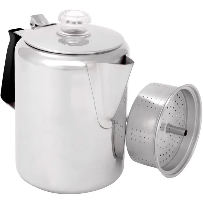 Glacier Stainless Steel Percolator - 9 Cups