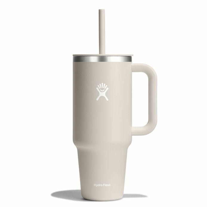 40 oz Travel Tumbler with Straw Lid & Handle