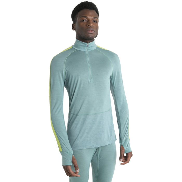 Men's Merino Blend 125 ZoneKnit™ Long Sleeve Half Zip Thermal Top