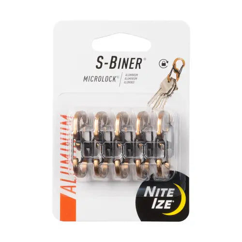 S-Biner Microlock Aluminum 5PK
