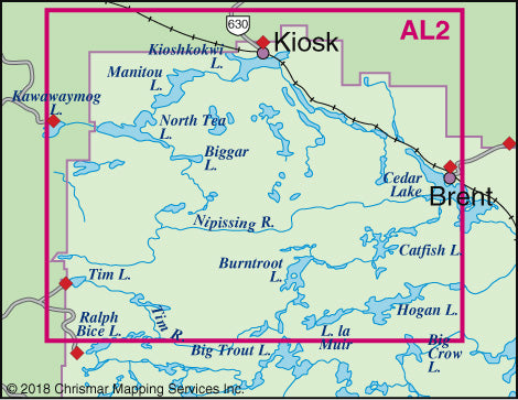 Algonquin 2 - Northwest Map