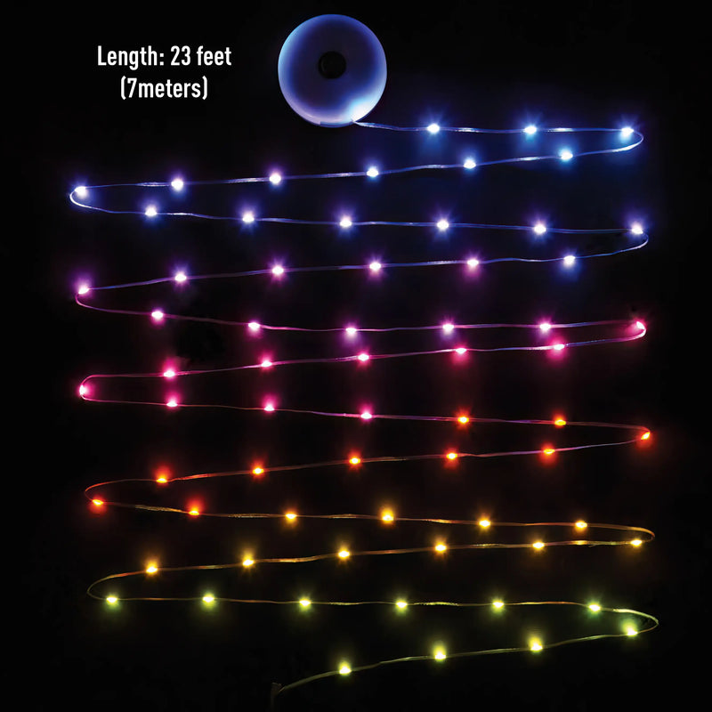 Radiant Starlit Rechargeable Lantern & String Light