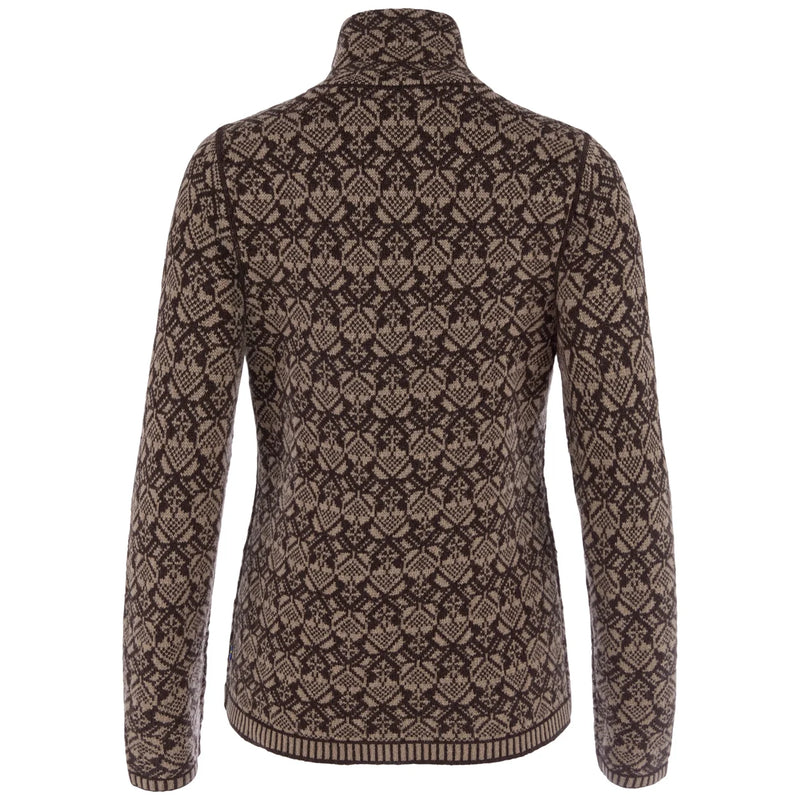 Women's Snow Full Zip Cardigan Sweater