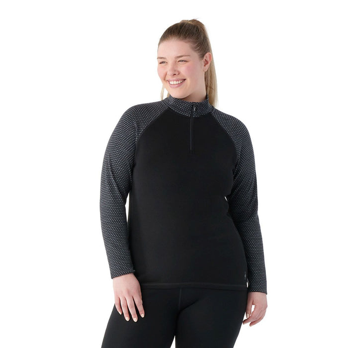 Women's Classic Thermal Merino Base Layer 1/4 Zip Plus Size