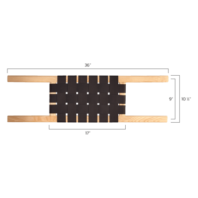 Canoe Seat Ash Web Bow