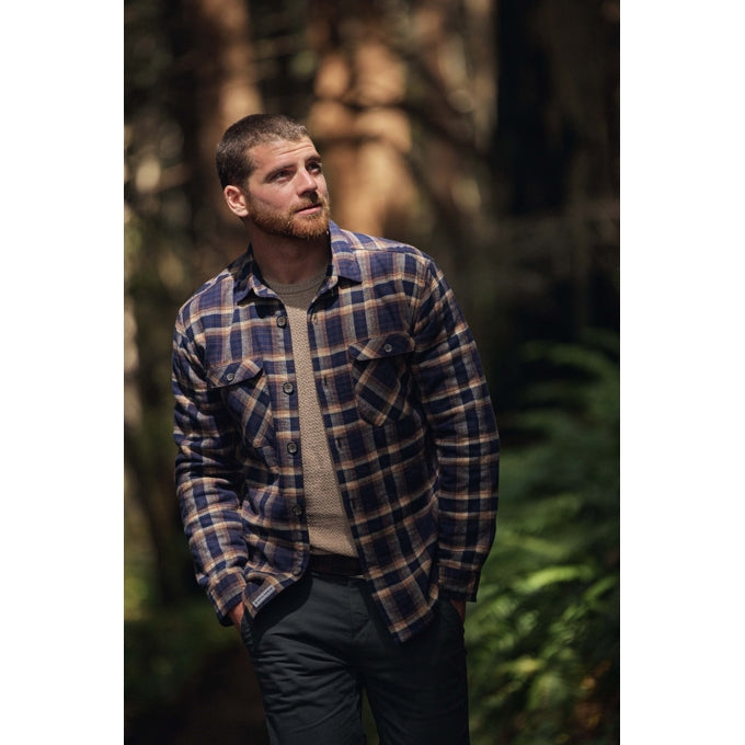 Men's Snowcap Lined Flannel Long Sleeve